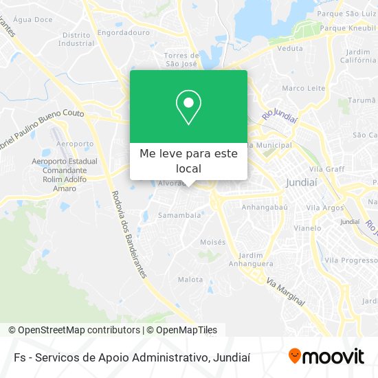 Fs - Servicos de Apoio Administrativo mapa