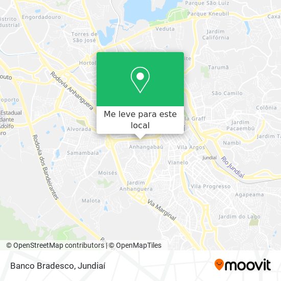 Banco Bradesco mapa