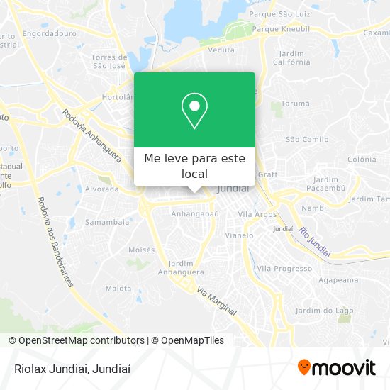 Riolax Jundiai mapa