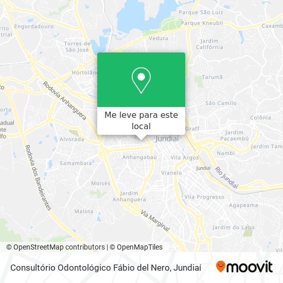 Consultório Odontológico Fábio del Nero mapa