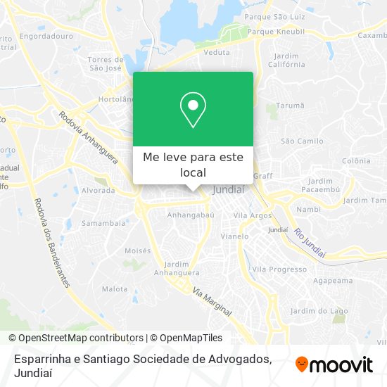 Esparrinha e Santiago Sociedade de Advogados mapa