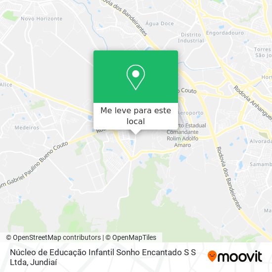 Núcleo de Educação Infantil Sonho Encantado S S Ltda mapa