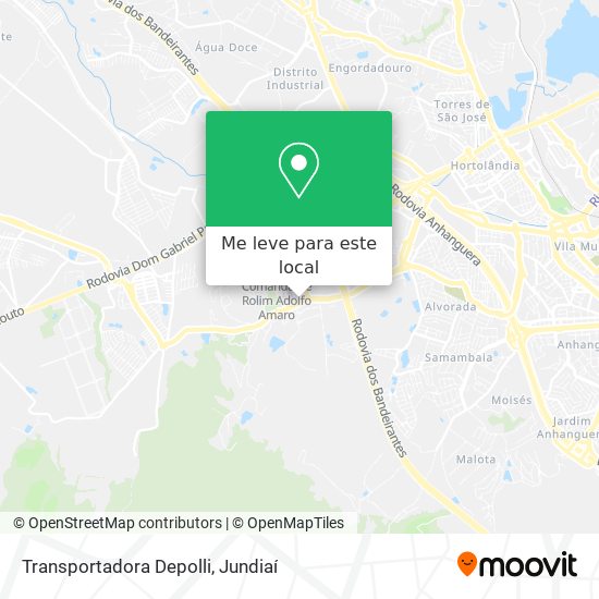 Transportadora Depolli mapa
