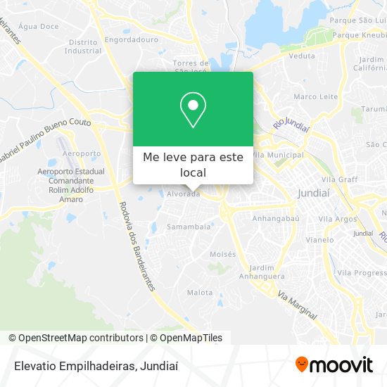 Elevatio Empilhadeiras mapa