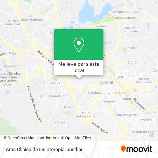 Ams Clinica de Fisioterapia mapa