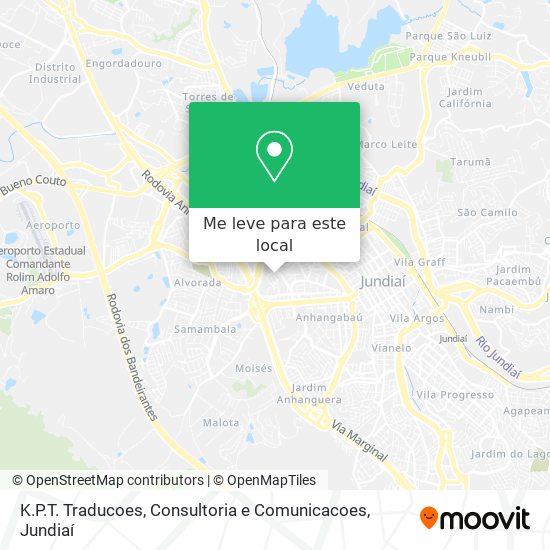 K.P.T. Traducoes, Consultoria e Comunicacoes mapa