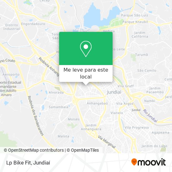 Lp Bike Fit mapa
