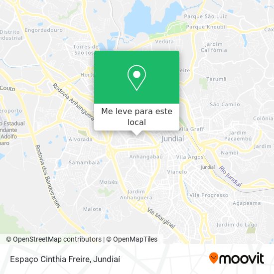 Espaço Cinthia Freire mapa