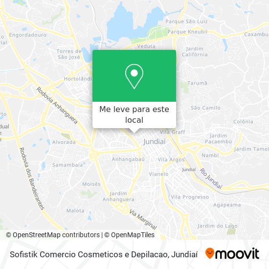 Sofistik Comercio Cosmeticos e Depilacao mapa