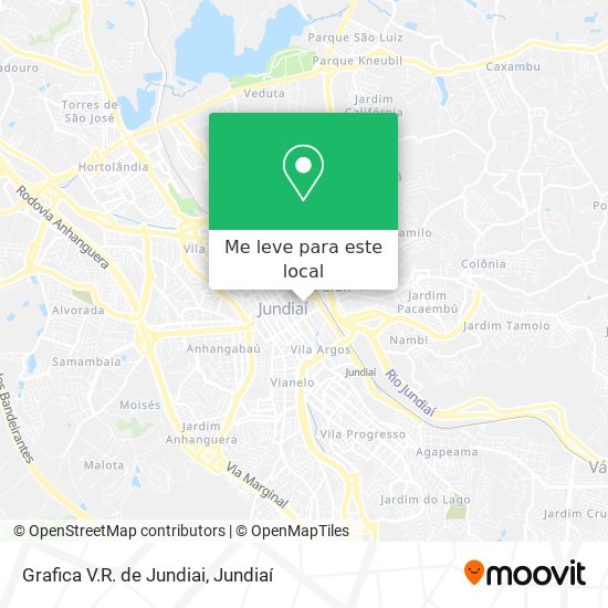 Grafica V.R. de Jundiai mapa