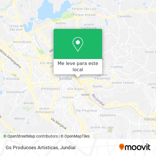 Gs Producoes Artisticas mapa