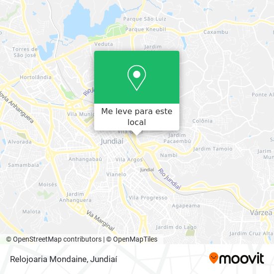 Relojoaria Mondaine mapa