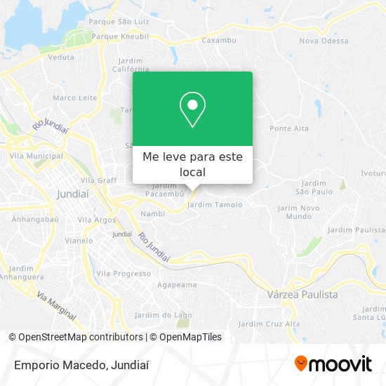Emporio Macedo mapa
