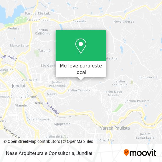 Nese Arquitetura e Consultoria mapa