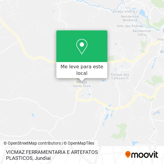 VICMAZ FERRAMENTARIA E ARTEFATOS PLASTICOS mapa