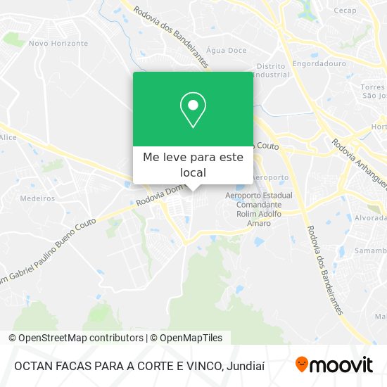 OCTAN FACAS PARA A CORTE E VINCO mapa