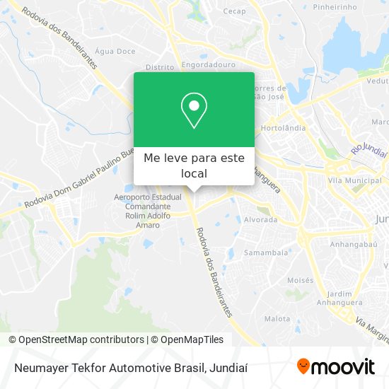 Neumayer Tekfor Automotive Brasil mapa