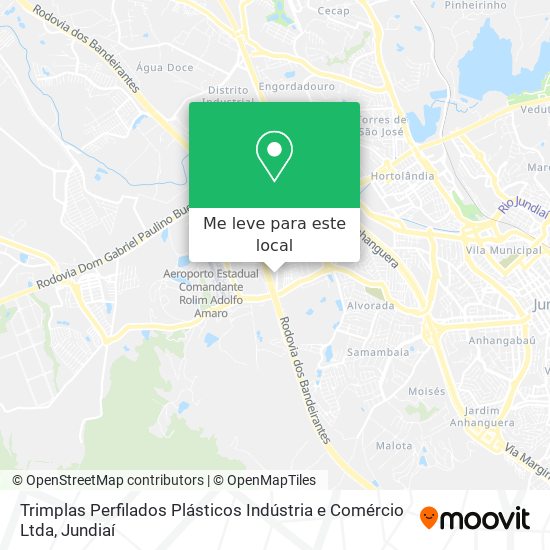 Trimplas Perfilados Plásticos Indústria e Comércio Ltda mapa