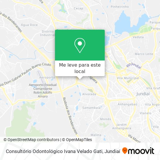 Consultório Odontológico Ivana Velado Gati mapa