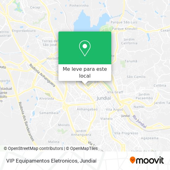 VIP Equipamentos Eletronicos mapa