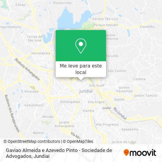 Gaviao Almeida e Azevedo Pinto - Sociedade de Advogados mapa