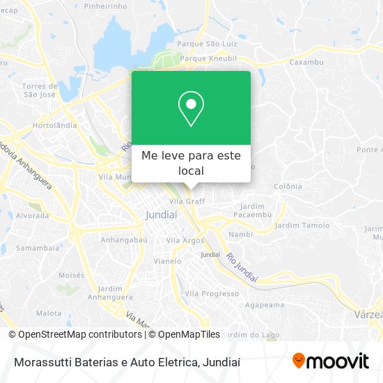 Morassutti Baterias e Auto Eletrica mapa