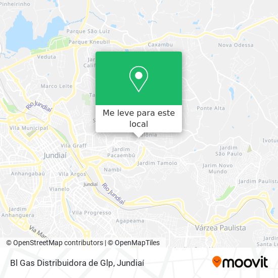 Bl Gas Distribuidora de Glp mapa