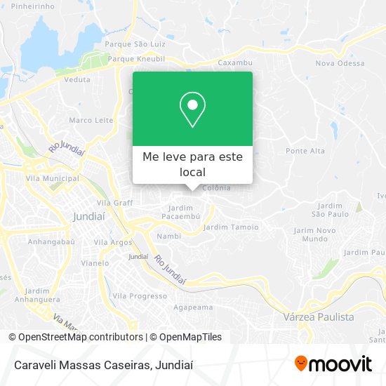 Caraveli Massas Caseiras mapa