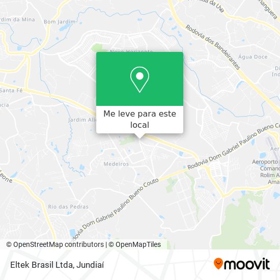 Eltek Brasil Ltda mapa
