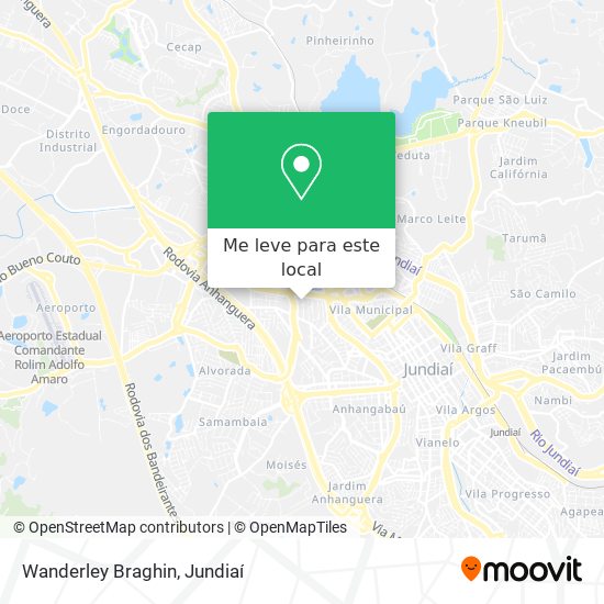 Wanderley Braghin mapa