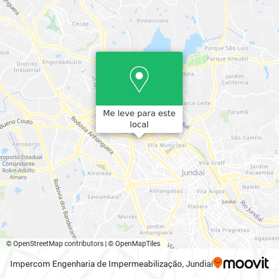 Impercom Engenharia de Impermeabilização mapa