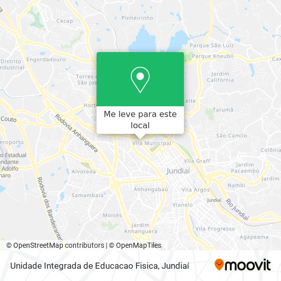 Unidade Integrada de Educacao Fisica mapa