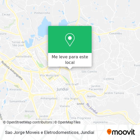 Sao Jorge Moveis e Eletrodomesticos mapa