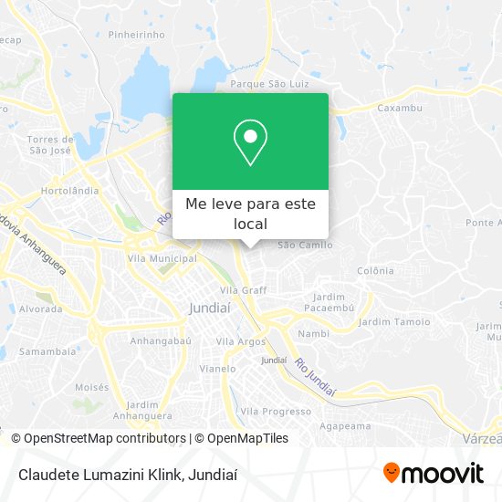 Claudete Lumazini Klink mapa