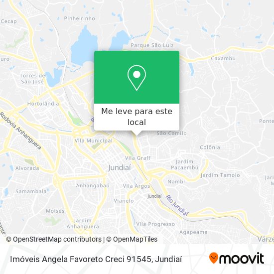 Imóveis Angela Favoreto Creci 91545 mapa