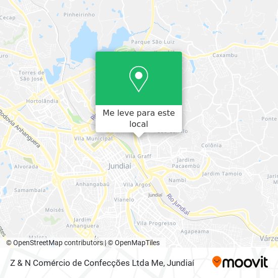 Z & N Comércio de Confecções Ltda Me mapa