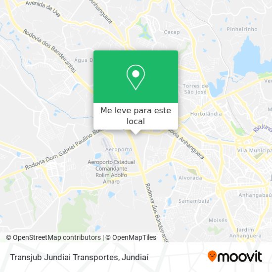 Transjub Jundiai Transportes mapa