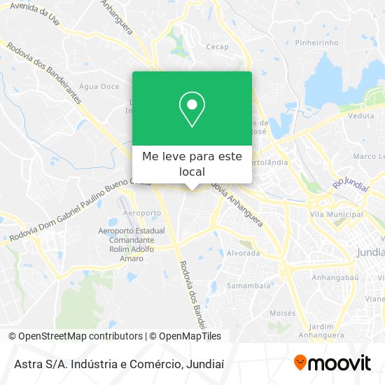 Astra S / A. Indústria e Comércio mapa