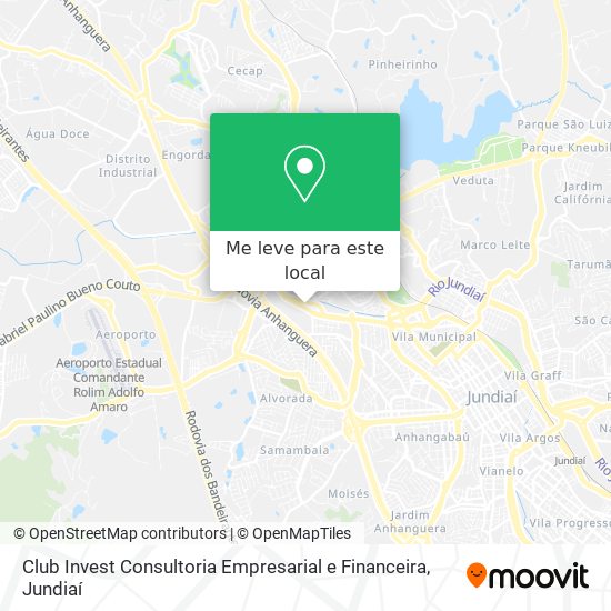 Club Invest Consultoria Empresarial e Financeira mapa
