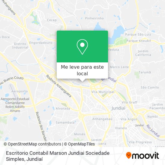 Escritorio Contabil Marson Jundiai Sociedade Simples mapa