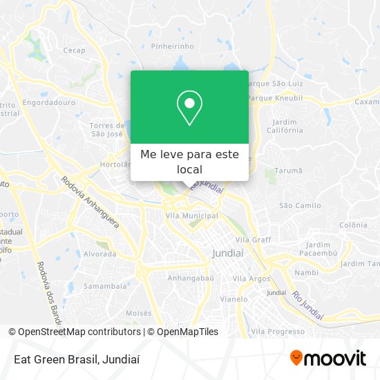 Eat Green Brasil mapa