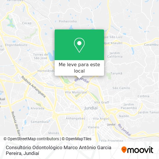 Consultório Odontológico Marco Antônio Garcia Pereira mapa