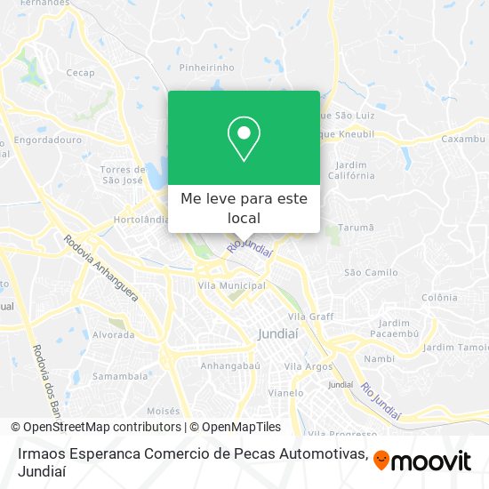 Irmaos Esperanca Comercio de Pecas Automotivas mapa