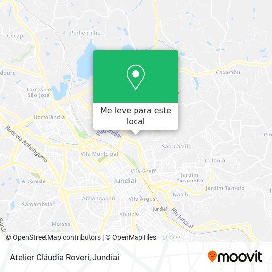 Atelier Cláudia Roveri mapa