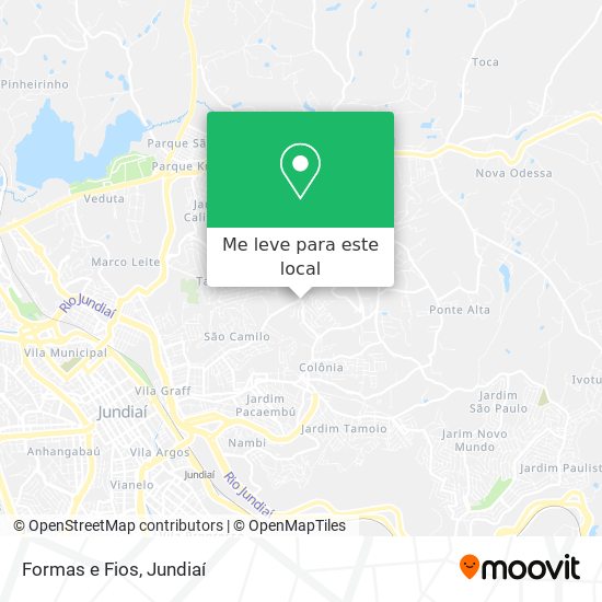 Formas e Fios mapa