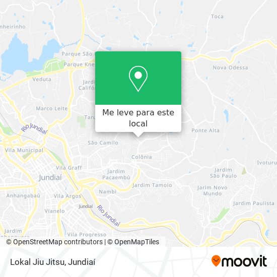 Lokal Jiu Jitsu mapa