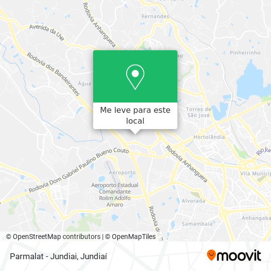 Parmalat - Jundiai mapa