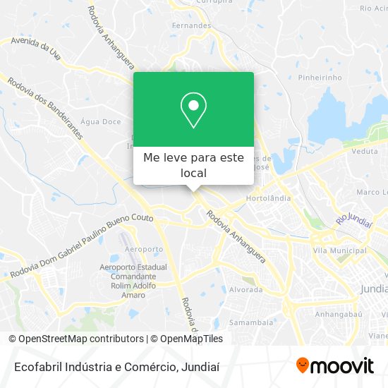 Ecofabril Indústria e Comércio mapa