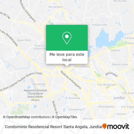Condominio Residencial Resort Santa Angela mapa