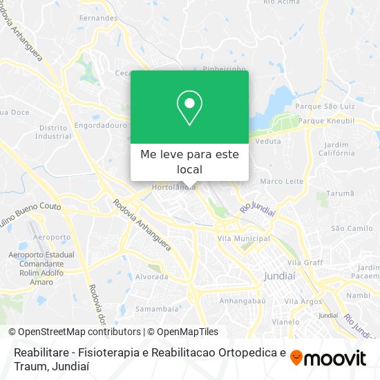 Reabilitare - Fisioterapia e Reabilitacao Ortopedica e Traum mapa